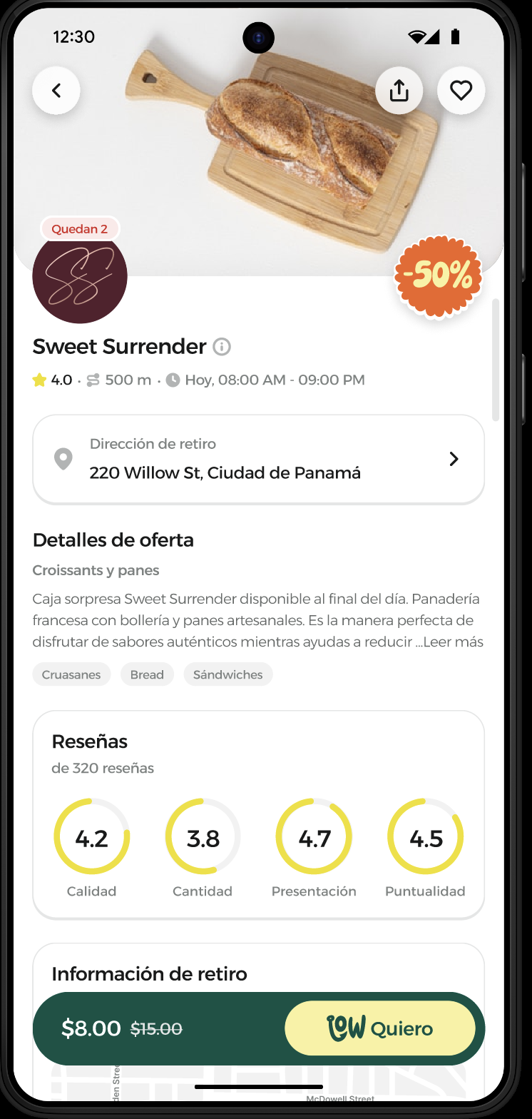 Detalle de oferta en Pescalow